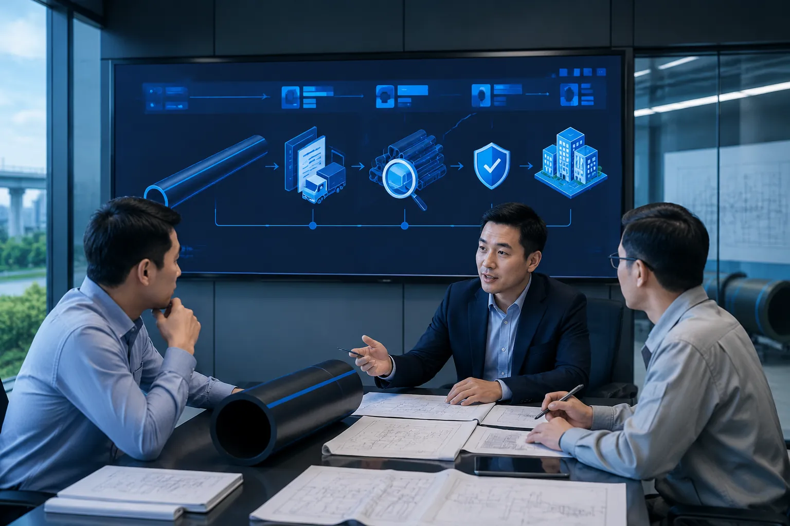 工程参与方技术沟通与知识分享；应用概念示意，非客户实景